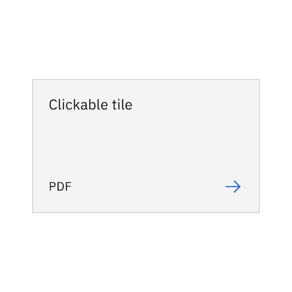 Example of "do" on clickable tile